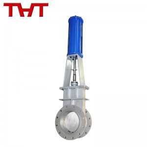 stainless steel pneumatic slide gate valve