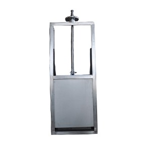 channel type stainless steel sluice gate valve factory price