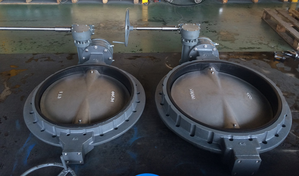Single flanged wafer butterfly valve