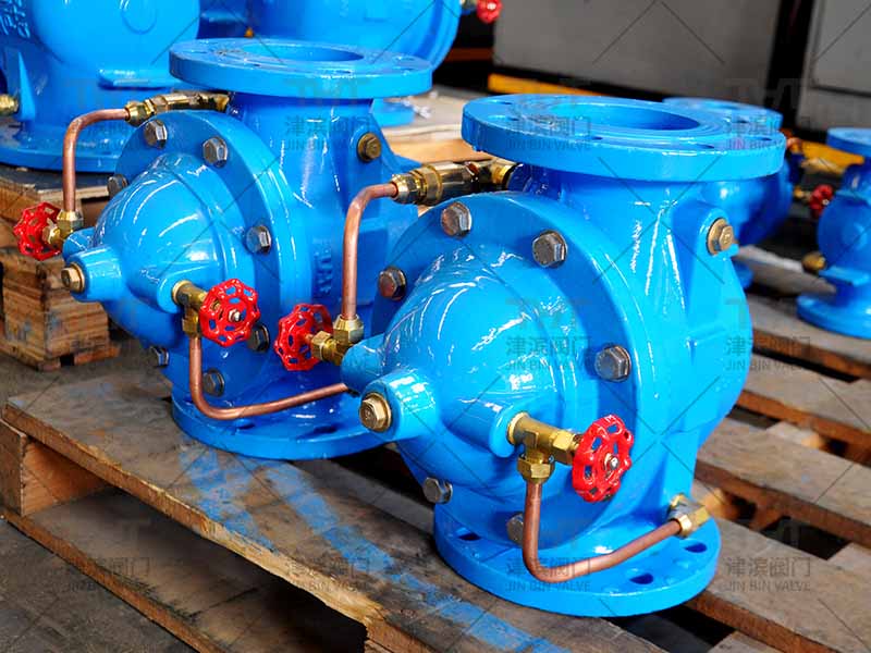 The slow closing check valve has been completed in production