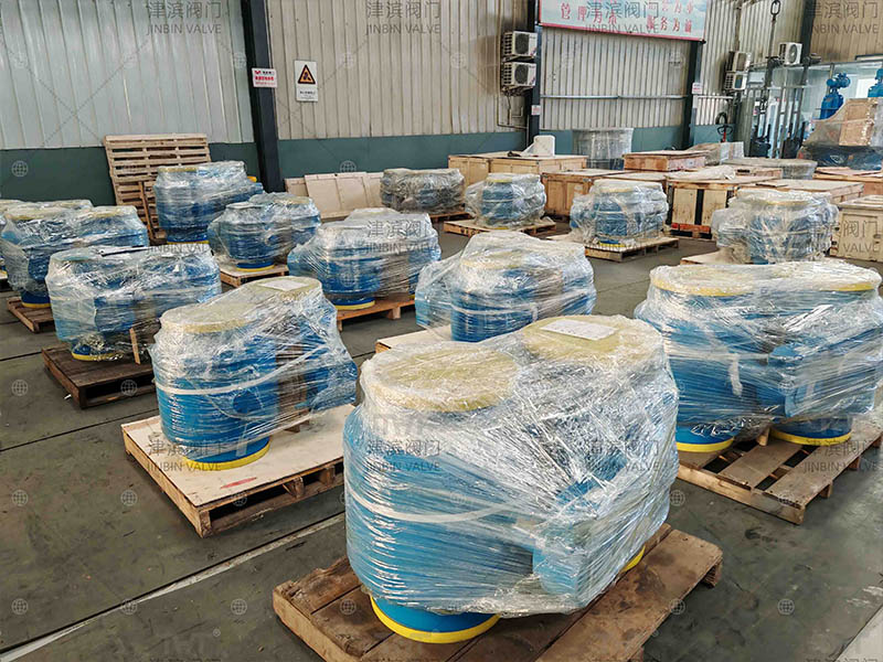 All welded ball valve shipped smoothly
