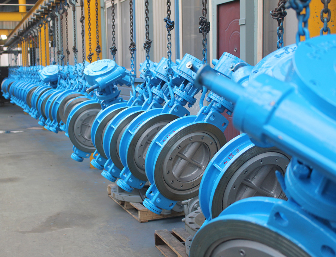 Triple offset wafer butterfly valve