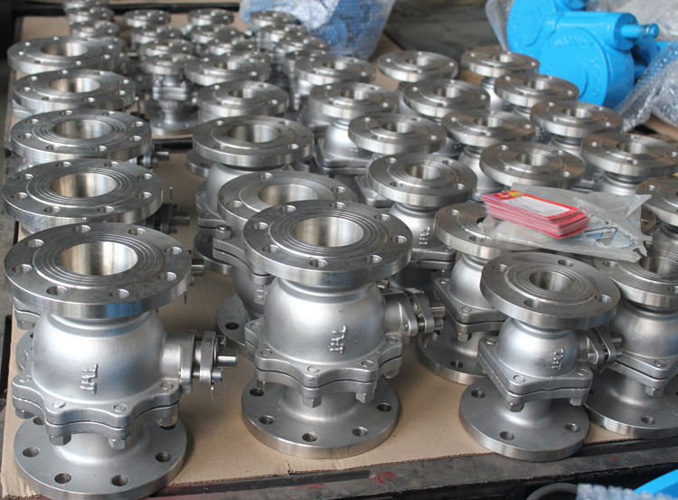 Stainless steel flange ball valve