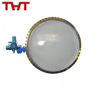 Electric dust gas butterfly valve
