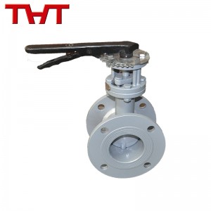 hand lever operated air damper valve