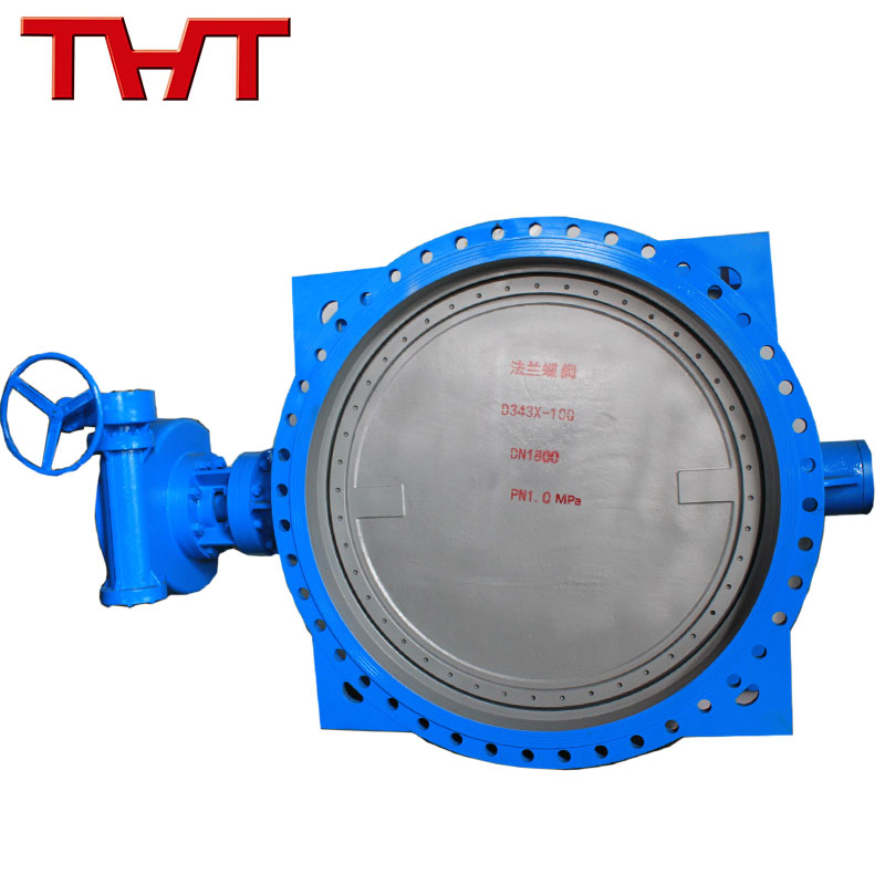 Fast delivery Carbon Steel Check Valve - Worm actuated valve-eccentric flanged butterfly type – Jinbin Valve