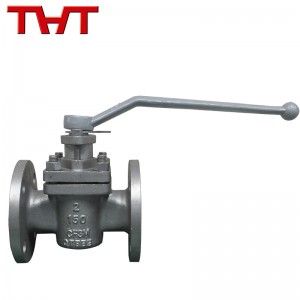 stainless steel 150lb flange plug valve