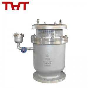 duplex steel dual orifice high speed compound air release valve