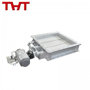 pneumatic actuated louver damper valve