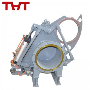 pneumatic operated blast furnace goggle valve