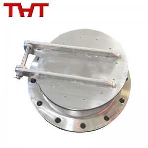 duplex steel round flap gate