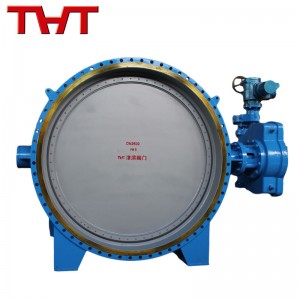 Electric double eccentric butterfly valve