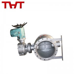 Electric eccentric flange ball valve