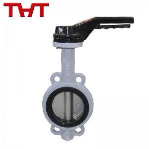 wafer type ductile iron butterfly valve