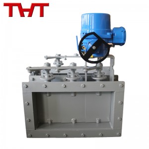 Electric square louver valve