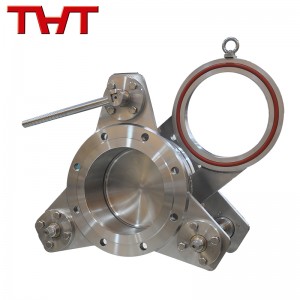 Stainless steel blind plate valve