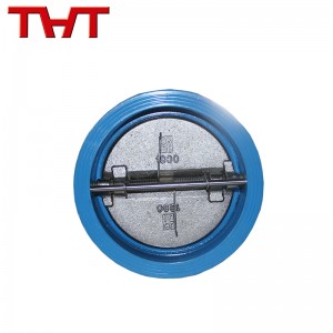 Double plate wafer check valve