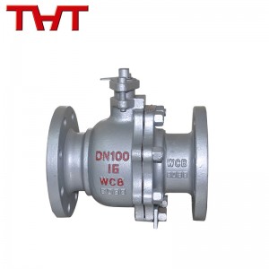 wcb cast steel manual operated flanged ball valve