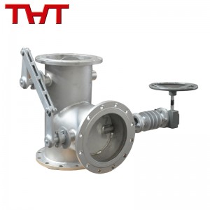 manual three way diverter damper valve