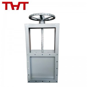 hand wheel operation slide gate valve