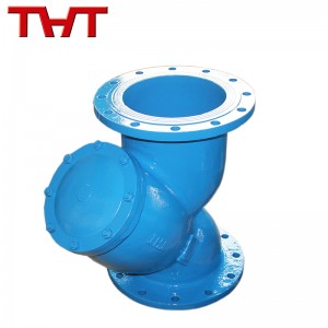 Professional ChinaWorm Gear Wafer Type Butterfly Valves - Carbon steel Y type strainer – Jinbin Valve