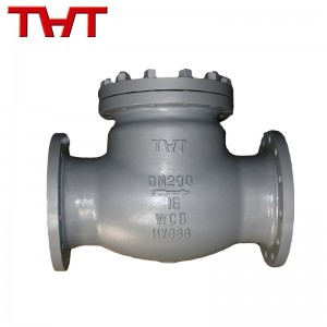 WCB flange ஸ்விங் காசோலை வால்வு