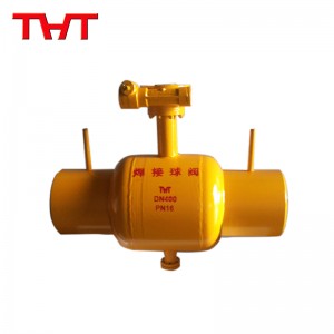 Directly buried welded ball valve