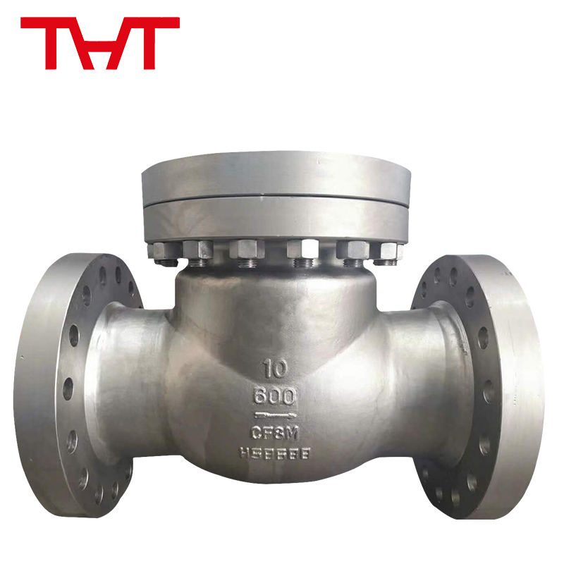 2017 wholesale priceHigh Temperature Butterfly Valve - API cf8 flange swing check valve – Jinbin Valve