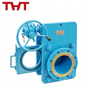 DN200 150LB High pressure manual sliding blind valve goggle valve